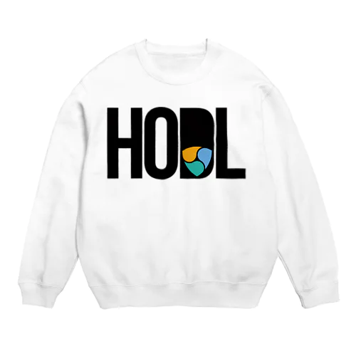 HODL XEM blackfont Crew Neck Sweatshirt