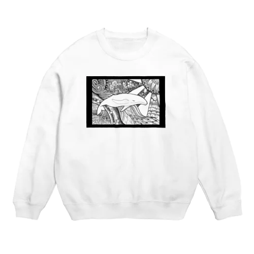 夢見るくじら Crew Neck Sweatshirt