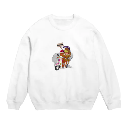 ナメンナヨウインナー！ Crew Neck Sweatshirt