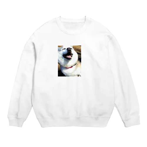 めっちゃ笑ってる Crew Neck Sweatshirt