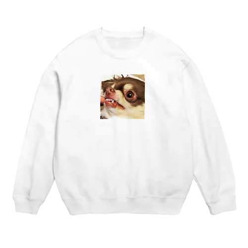 おぞましい顔 Crew Neck Sweatshirt