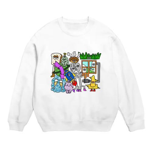 ぼくらはみんな生きているんだ Crew Neck Sweatshirt