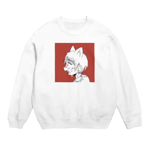 にゃーん Crew Neck Sweatshirt