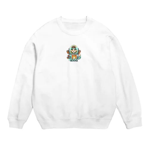 みぎふぁいんだー Crew Neck Sweatshirt