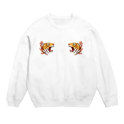 虎くんドット Crew Neck Sweatshirt