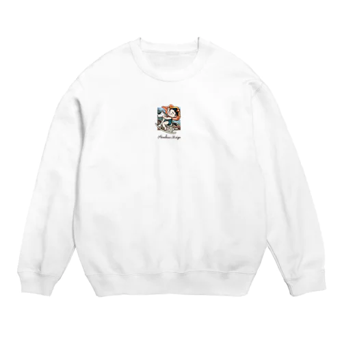 ナポレオンな赤ちゃん（ロゴ有り） Crew Neck Sweatshirt