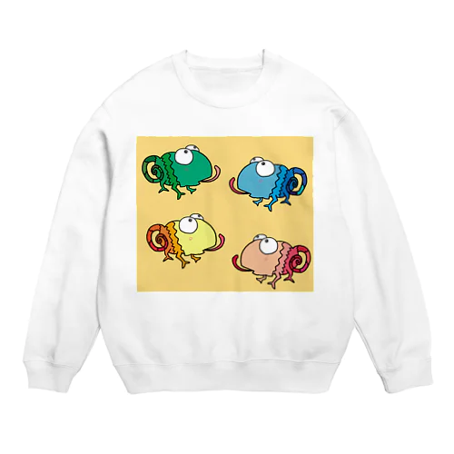 カメレオンズ　食事中2 Crew Neck Sweatshirt