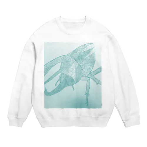 グラントシロカブトな模様　 Crew Neck Sweatshirt