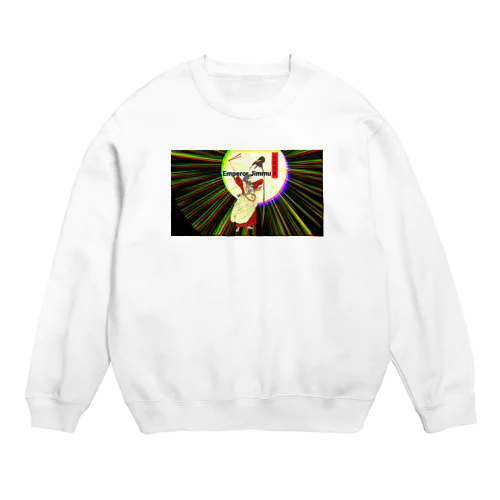 大日本帝国初代天皇にあらせられる神武天皇の神々しきを顕した Crew Neck Sweatshirt