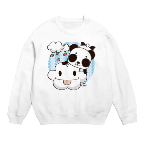 ズレちゃんとくもちゃん Crew Neck Sweatshirt