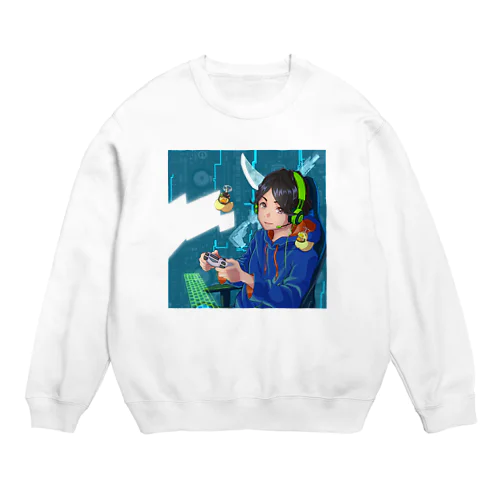 Su-Sanアイコン Crew Neck Sweatshirt