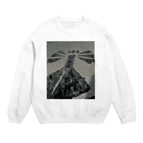 架空のスノーエンジェル(阿修羅) Crew Neck Sweatshirt