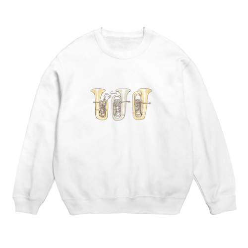 チューバとうさぎ Crew Neck Sweatshirt