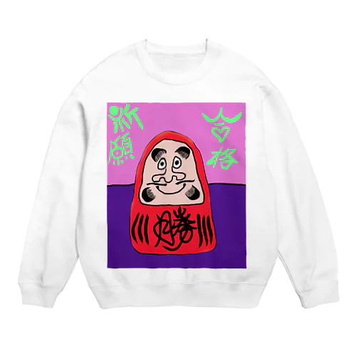 JUNSEN（純仙）【受験生必須アイテム】合格だるまA　 Crew Neck Sweatshirt