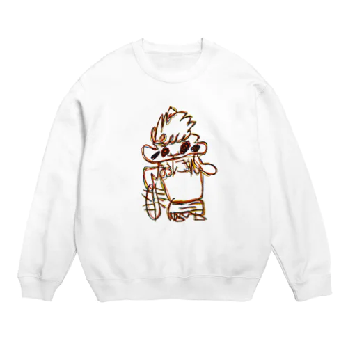 おにさん Crew Neck Sweatshirt