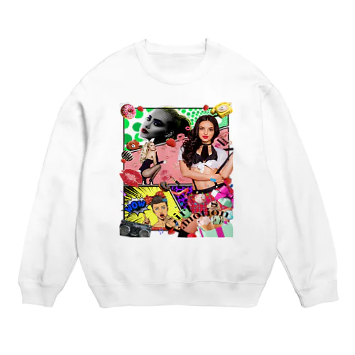 Girl's Emotion!! Crew Neck Sweatshirt