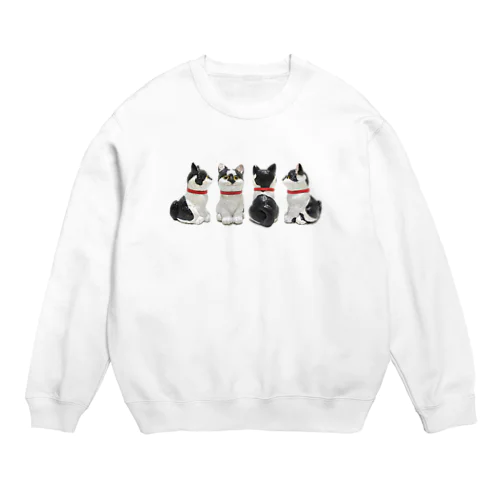 【1匹】前後左右 Crew Neck Sweatshirt