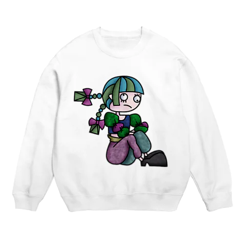 みッくス〜不思議シリーズ〜「思考中」 Crew Neck Sweatshirt