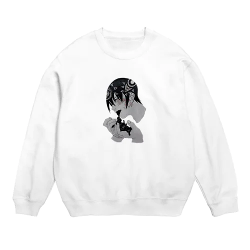 食 Crew Neck Sweatshirt