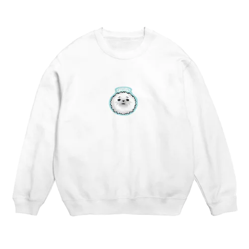 可愛いアザラシ Crew Neck Sweatshirt