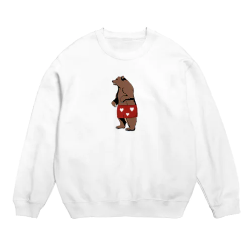 D.daddy（red／heart） Crew Neck Sweatshirt