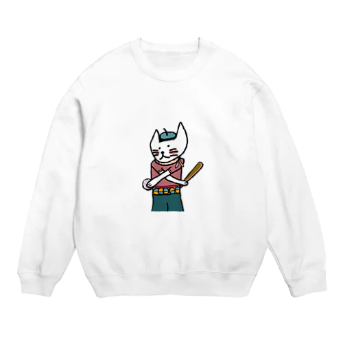 Neconeko ベースボール Crew Neck Sweatshirt