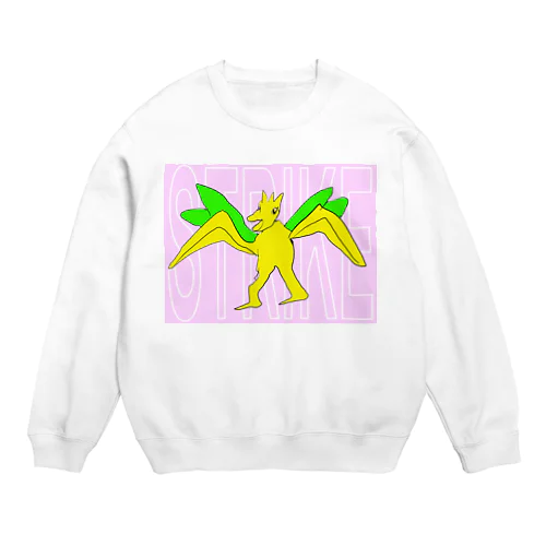 友人の描いたポ〇モン Crew Neck Sweatshirt