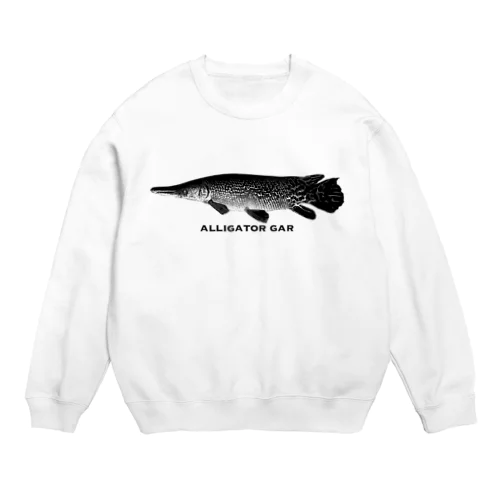 アリゲーターガー cool design Crew Neck Sweatshirt