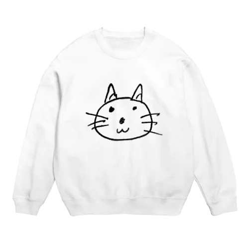 ねこ Crew Neck Sweatshirt