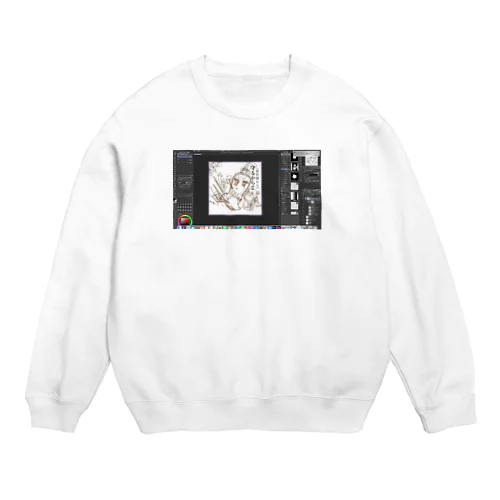 私が守るから。（紫外線から） Crew Neck Sweatshirt