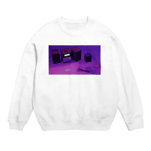 CDを再生💿 Crew Neck Sweatshirt