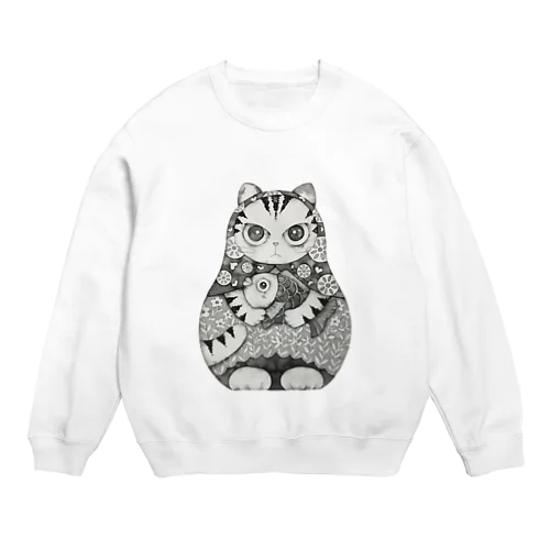 NEKOISM優秀賞受賞Limited Ｍodel　　　　　　マトリョーシカ　MOMOCO Crew Neck Sweatshirt