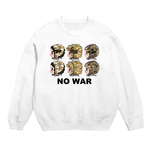 NO WAR Crew Neck Sweatshirt