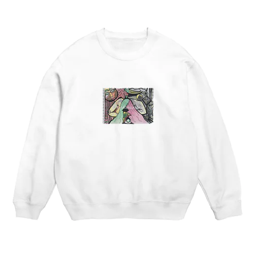 徐々に器用なショジョ作 Crew Neck Sweatshirt