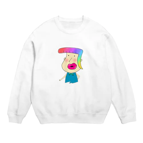 ラッキーセブンくん Crew Neck Sweatshirt