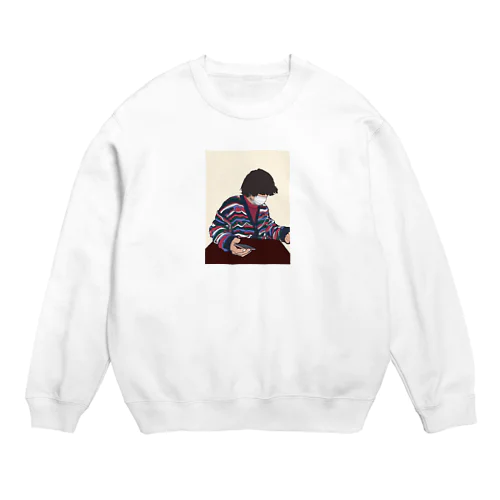 もしかしたらあの俳優さん。 Crew Neck Sweatshirt