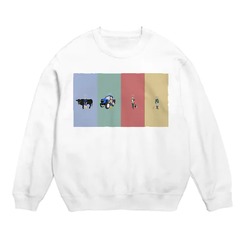 4colors【全色】 Crew Neck Sweatshirt