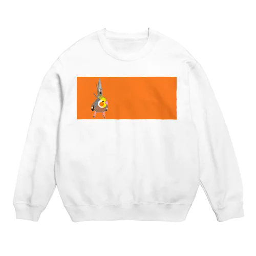 おすましオカメインコ Crew Neck Sweatshirt