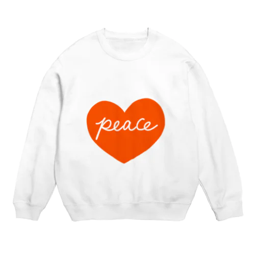 オレンジハート Crew Neck Sweatshirt