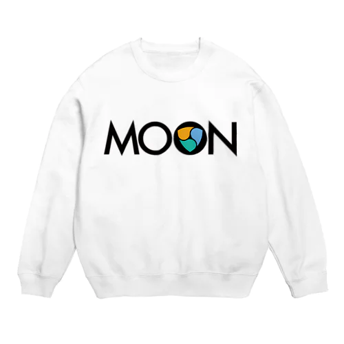 MOON XEM blackfont Crew Neck Sweatshirt