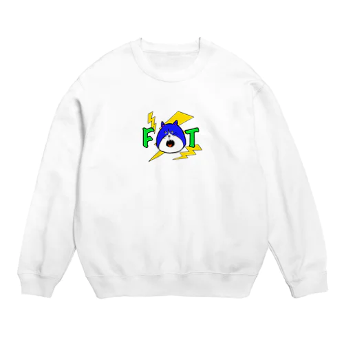 ハチワレネコ Crew Neck Sweatshirt