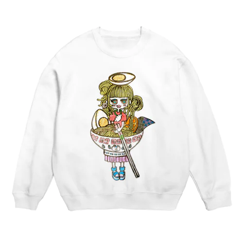 キラキラーメン Crew Neck Sweatshirt