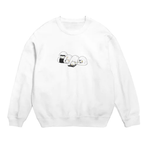 ごはんねこ　三毛ちびズの反抗期。 Crew Neck Sweatshirt