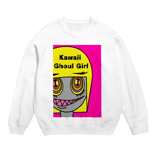 グールーのスー子さん（Kawaii Ghoul Girl） Crew Neck Sweatshirt