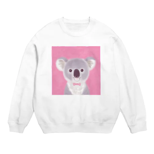 ピンクコアラちゃん Crew Neck Sweatshirt