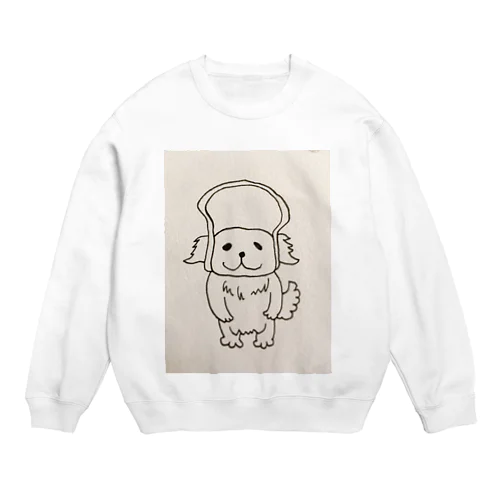 食パンにこり Crew Neck Sweatshirt