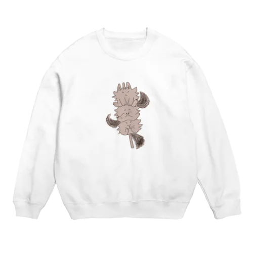 オオカミのウルフル Crew Neck Sweatshirt