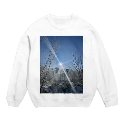 北海道の朝 Crew Neck Sweatshirt