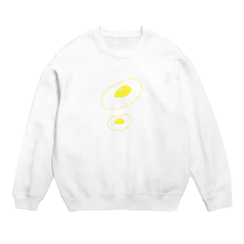 めだまたまこ Crew Neck Sweatshirt