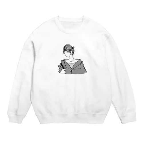 女の子③ Crew Neck Sweatshirt